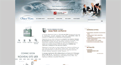 Desktop Screenshot of objectware.fr